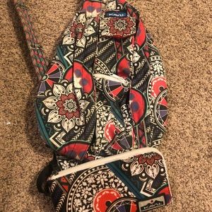 Kavu backpack and wallet